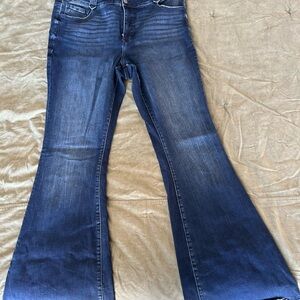 #70 BKE Parker Deep Blue Flare Jeans